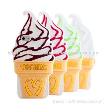Silicone Cases, for iPhone 5/5S, Cone-shaped, OEM and ODM Orders Welcomed
